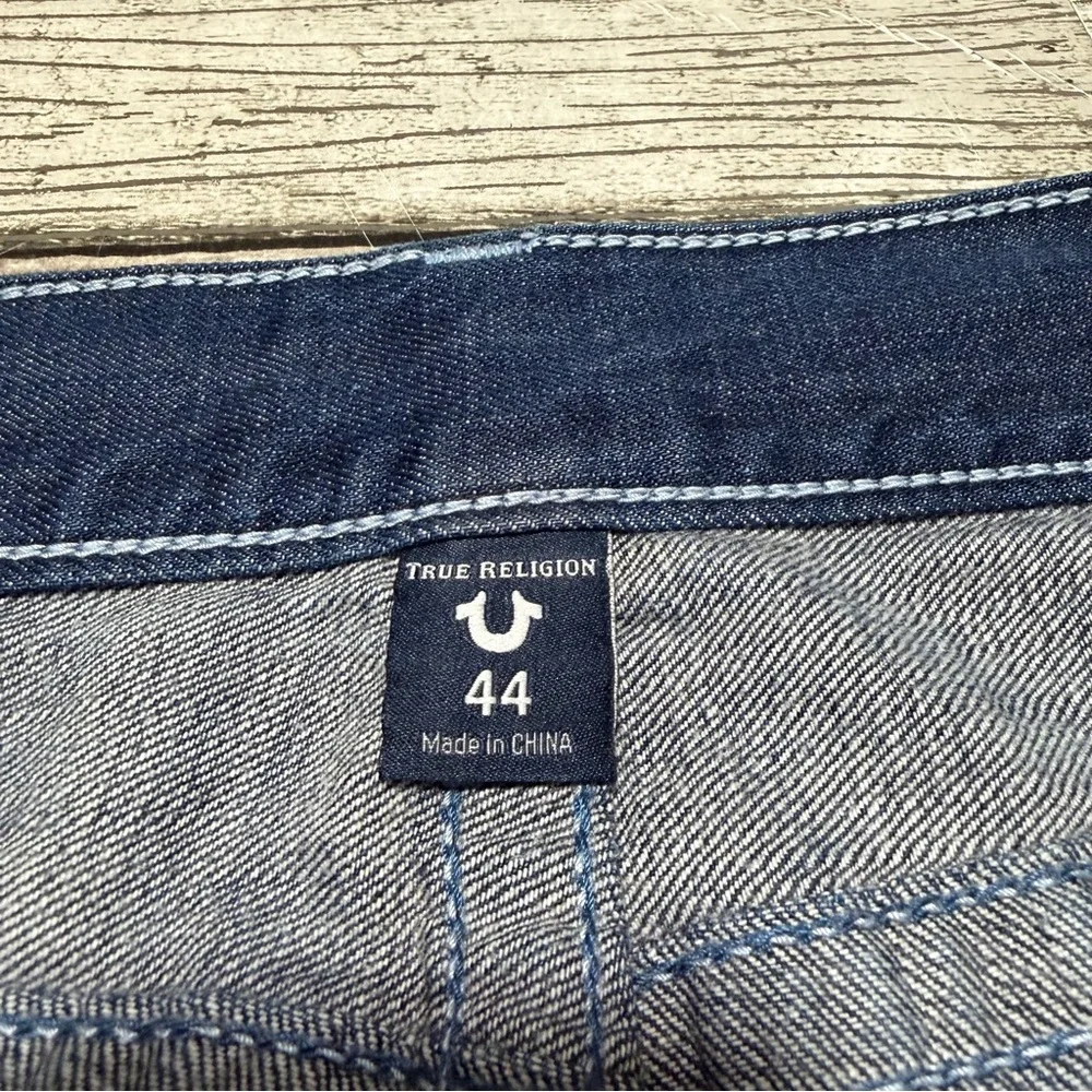 True Religion Ricky Flap Jeans Men’s 44x33 Blue Denim